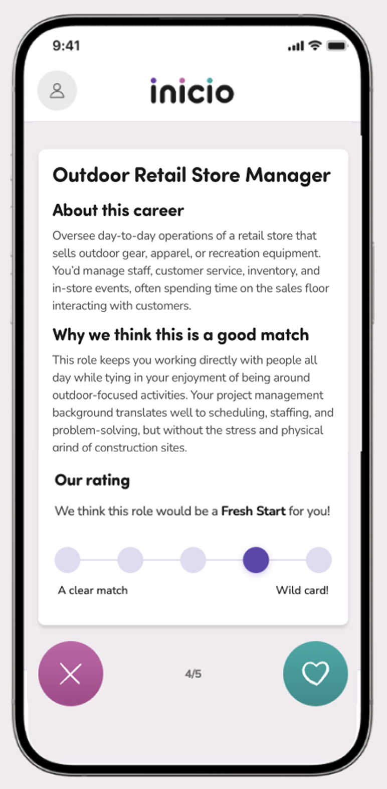 inicio app - Discover matches